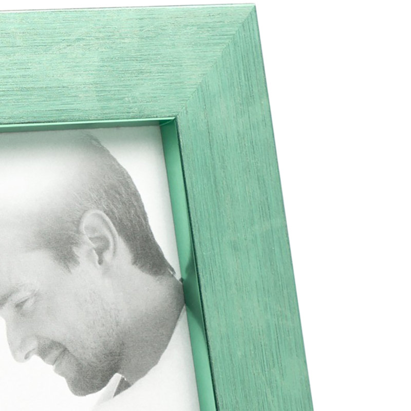 Cadre photo simple en bois doré, 4 po x 6 po, Vert