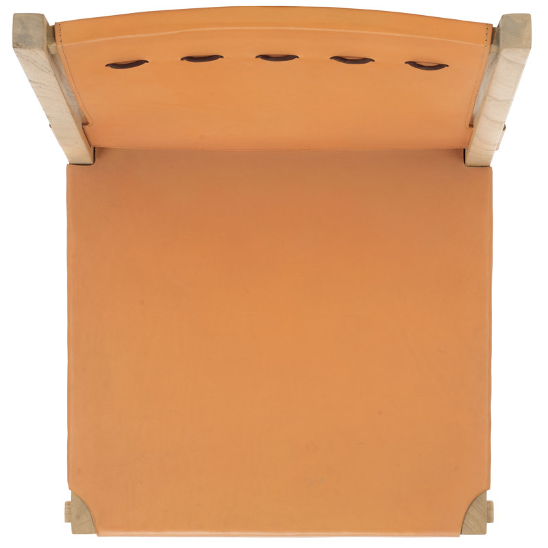 Catriella Leather Dining Chair, Natural