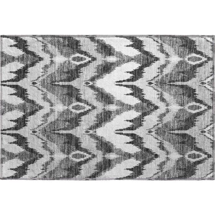 Premium Machine Washable Prisco Gray Rug