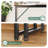 Computer Desk, 63 Inch Office Desk, Gaming Desk With Storage, Writing Desk Work Desk For Home Office, Study, Modern Simple Desk, Large Legroom, Metal Frame, Rustic Brown And Black