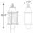 Graycin Seeded Lantern Head-153052006