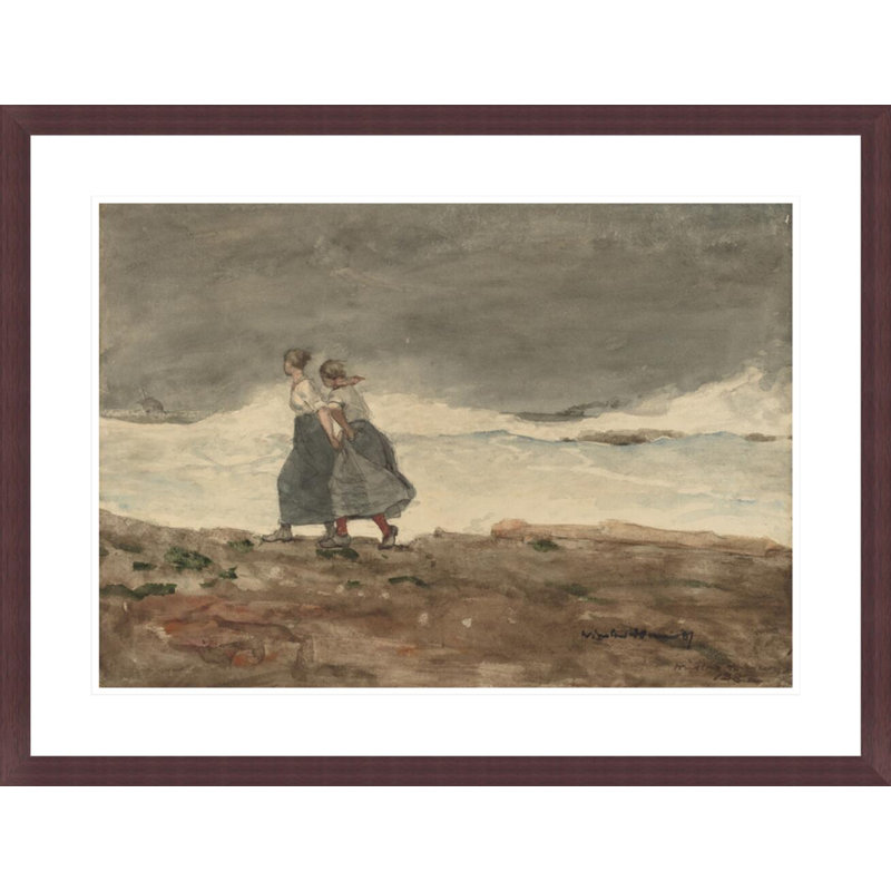 Danger by Winslow Homer -Framed Giclee Print, H 22,55 po x l 29,5 po