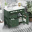 Meuble-lavabo moderne 36 po avec lavabo supérieur-433316407