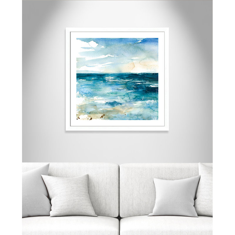 Aunson 'Ocean Break II' Framed Print