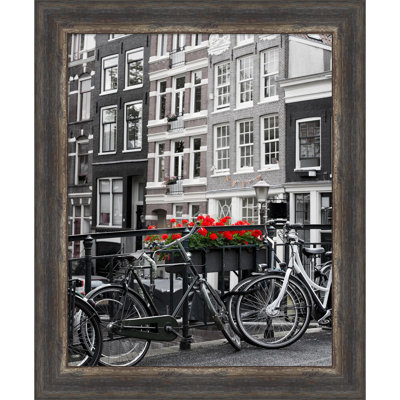 Taquia Brown Wood Picture Frame