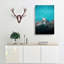 Mountain Peak In Wyoming In Abstract - Wrapped Canvas Painting-55310754