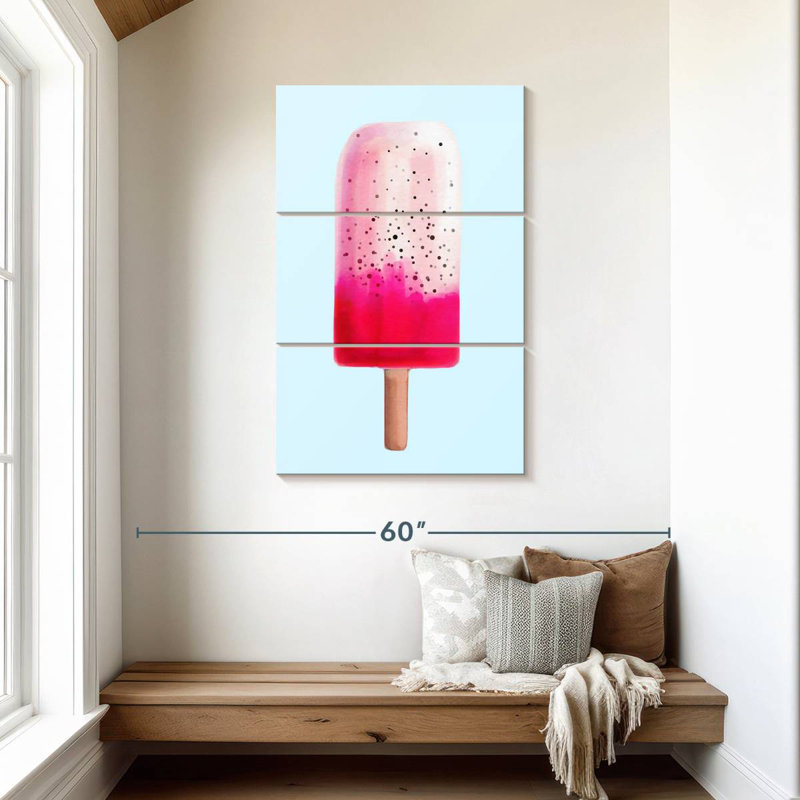 Yarlin Dragon Fruit Popsicle, 45" H x 28" W