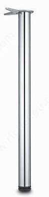 Adjustable Table Leg, Chrome