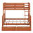 Twin Over Full Bunk Bed With Two Storage Drawers, Convertible Into 2 Beds, Solid Wood Bunk Bed With Ladder And Guardrails-807782177