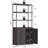 Cesiro 70.8'' H X 34.6'' W 5-Tier Storage Bookcase With Adjustable Shelves-701947751