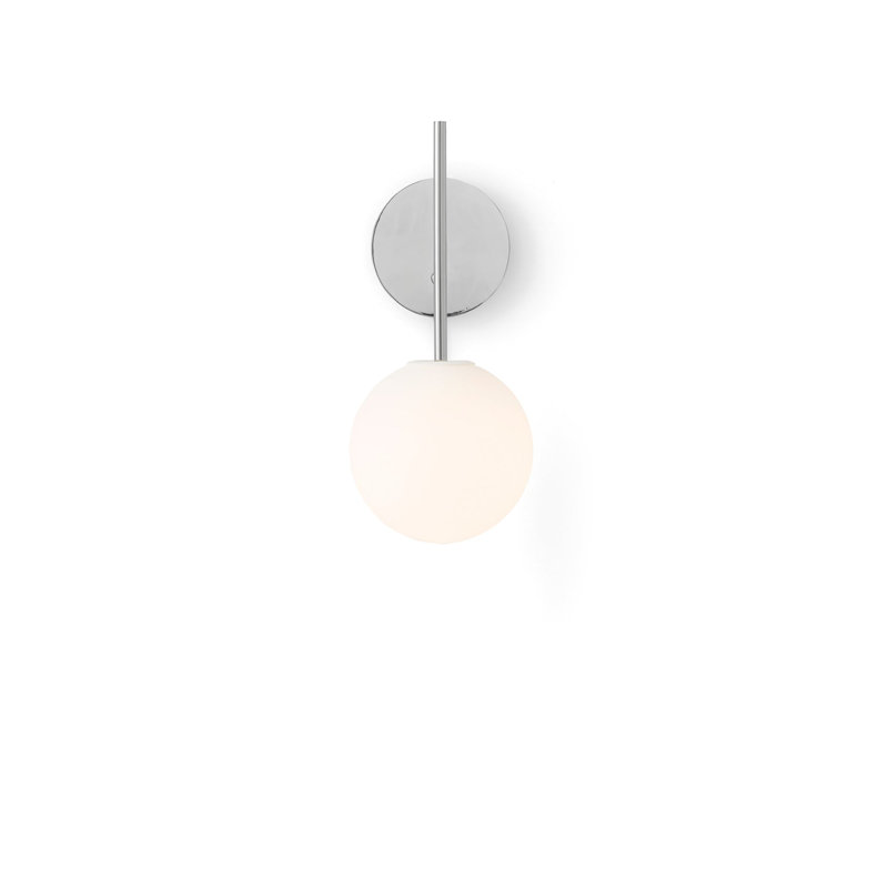 TR 1 - Light Armed Sconce, Polished Steel