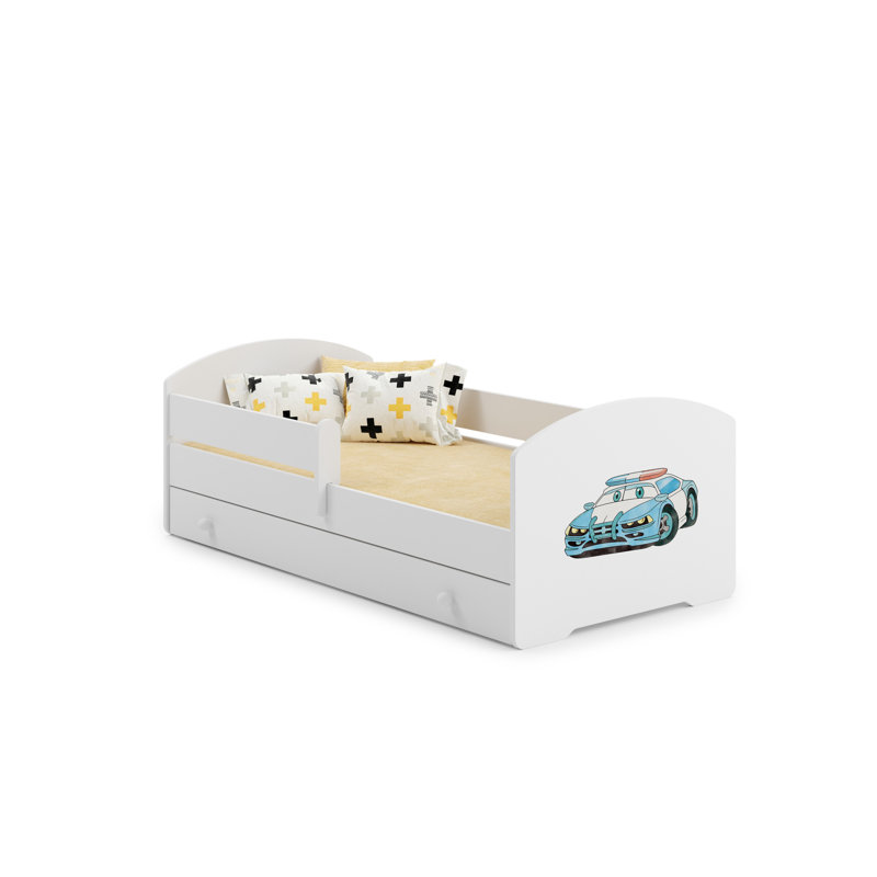 Luk children's bed with drawer - Police, Cot Bed / Toddler (70 x 140cm)