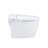 Heated Seat Smart Toilet, Silent Slow Descent, Remote Control Flush. White Ceramic, 18.5In Height Toilet With Night , Off Flush, Down. 27.57In Depth, 89.79Lb Weight, Controlled