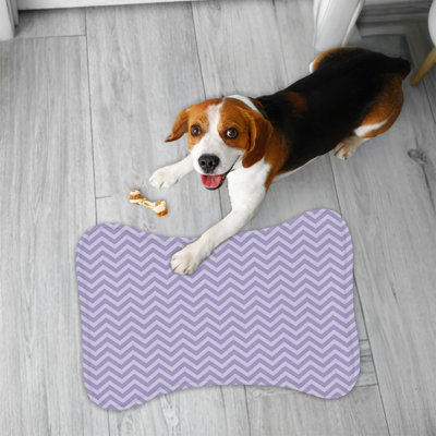 Tapis pastel en forme d'os 1 pièce