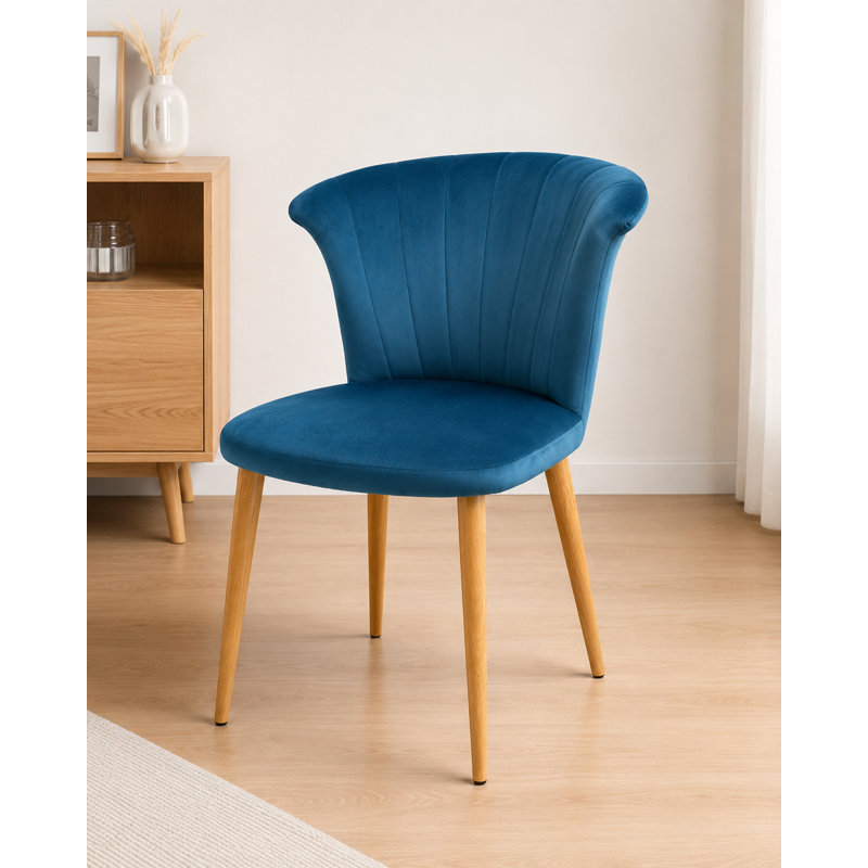 Siyana Upholstered Dining Chair, Blue