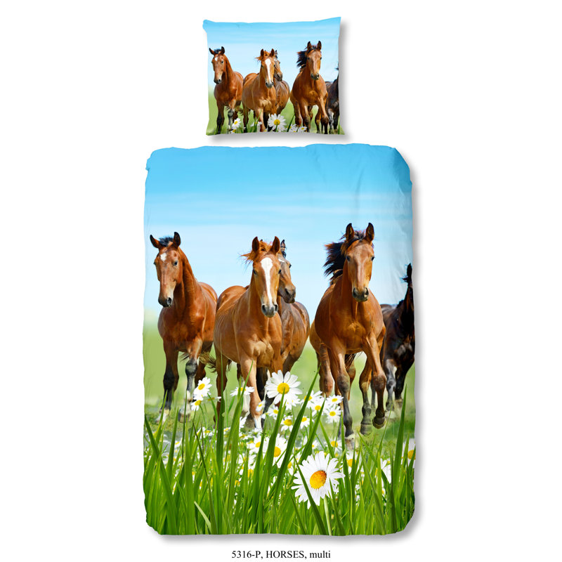 No Pattern Duvet Cover Set with Pillowcases