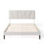 Beda Upholstered Bed Frame with Padded Tufted Headboard-1446738174-1446738173