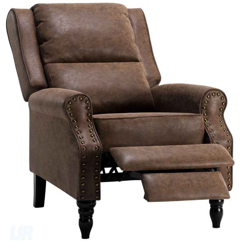 Fauteuil inclinable ergonomique en similicuir avec assemblage facile et soutien lombaire pour un maximum de confort et de style