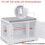 Enceinte de litière en bois Gadsden-110223628