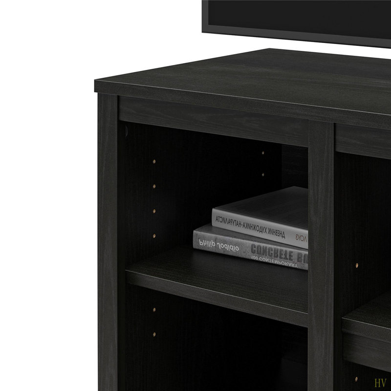 Parsons TV Stand For Tvs Up To 50", Black