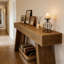 Table d'entrée de style champêtre, console, table de vestibule, table de canapé
