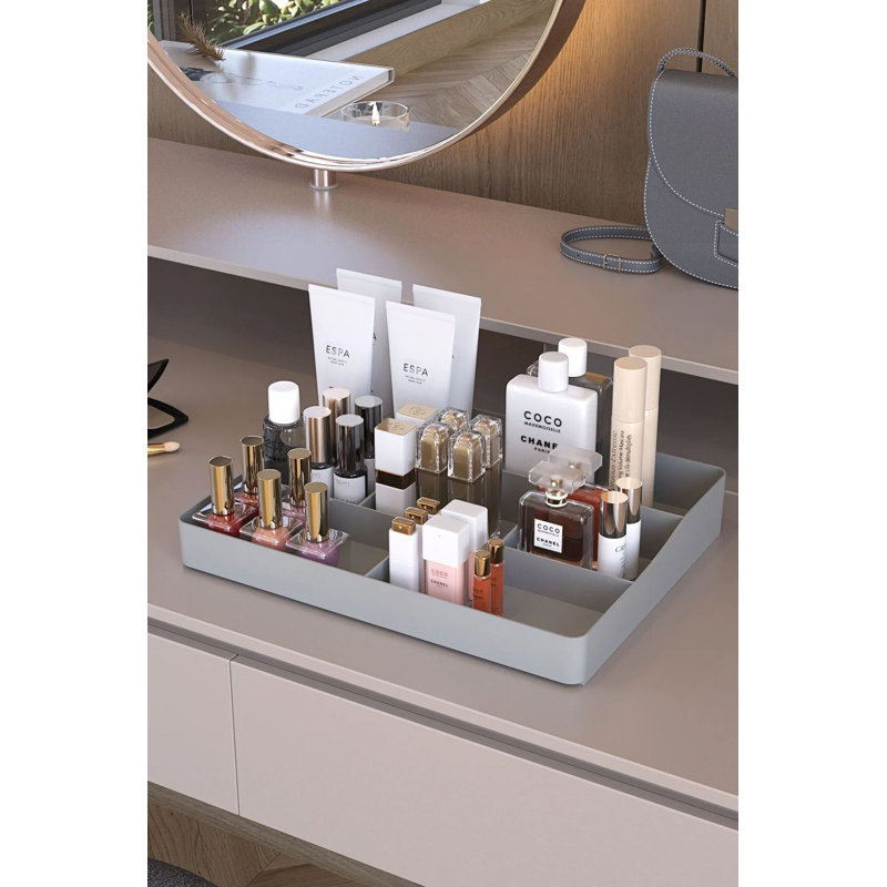 Organisateur de maquillage, Gris