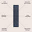 Tapis bleu marine / gris Braylyn-1076430632