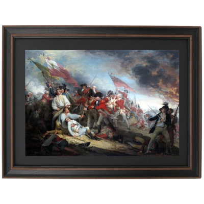 The Battle of Bunker Hill by John Trumbull | Framed Print