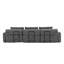 Canapé-lit modulaire convertible en L-2114064404