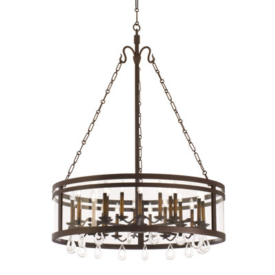 Morris 24 LT Bronze Chandelier Kalco