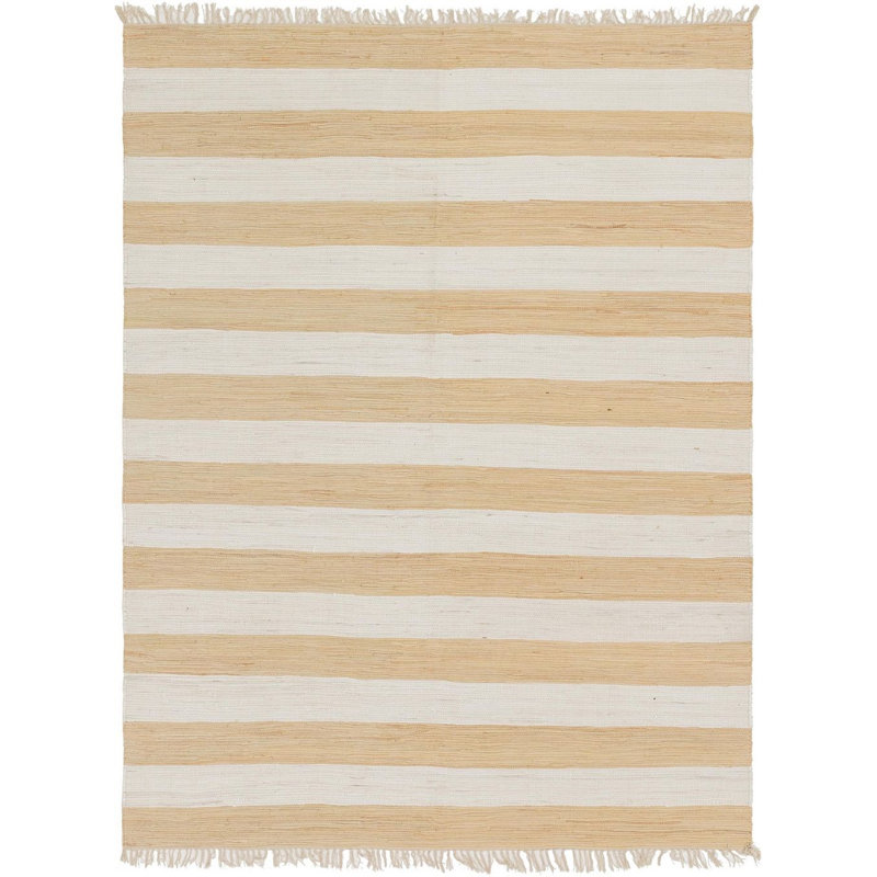 Carlotta Cotton Striped Indoor Rug, Rectangle 6' x 9'