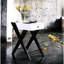 Table Hip blanche et noire avec fonction de chargement et compartiment de rangement dissimulé chic avec espace de tiroir dissimulé pour une apparence propre-1119424415