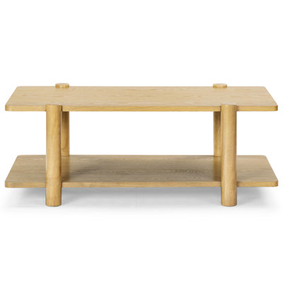 Hepburn 2 Shelf Wood Coffee Table