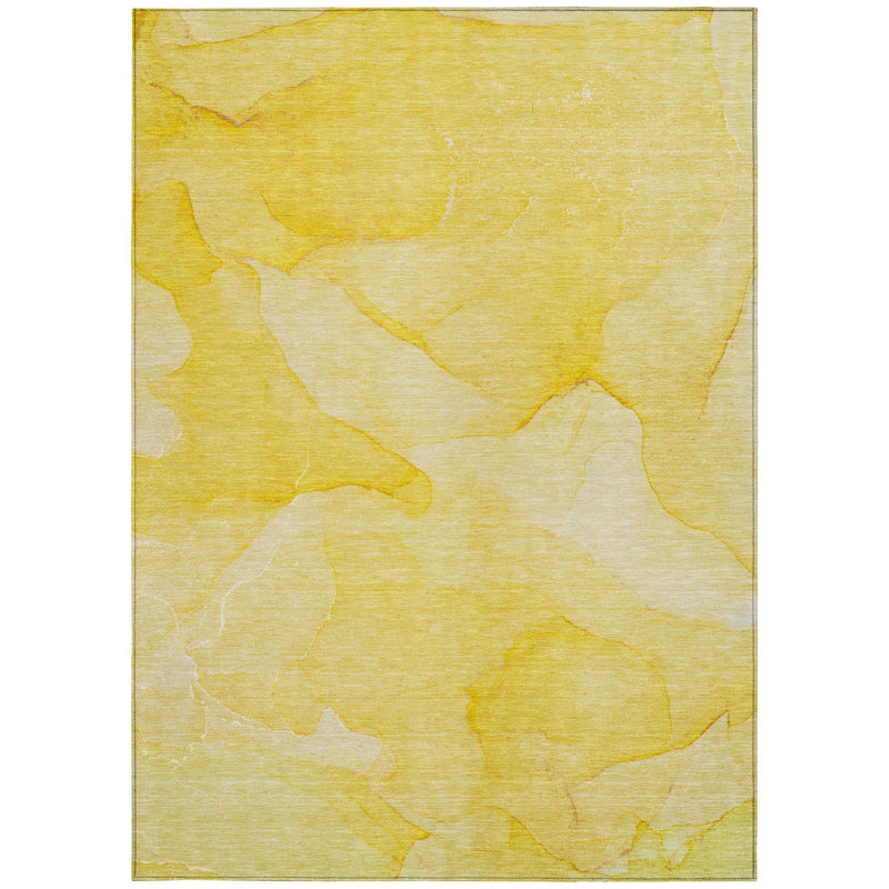 Tapis extérieur lavable antidérapant 3 pi x 5 pi doré