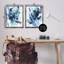 «Abstract Blue Splash», ensemble de 2 toiles flottantes encadrées par June Erica Vess-778221636-778221635