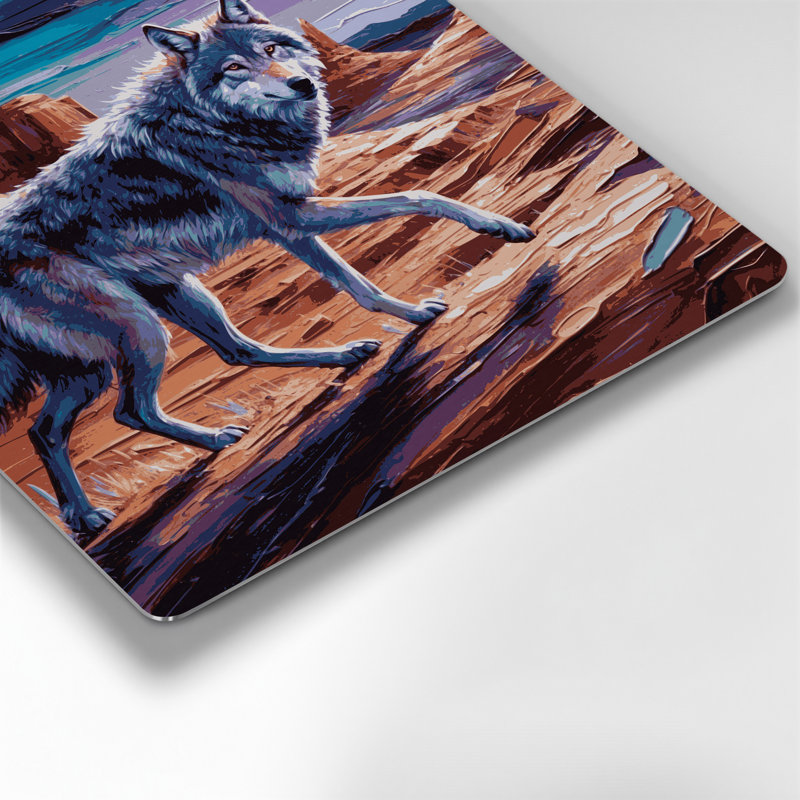 «Southwestern Animals», art mural brun en métal 56, H 16 po x l 16 po x P 0,05 po