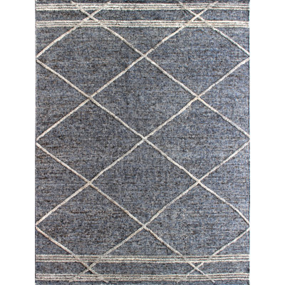 Moroccan Area Rug in Blue