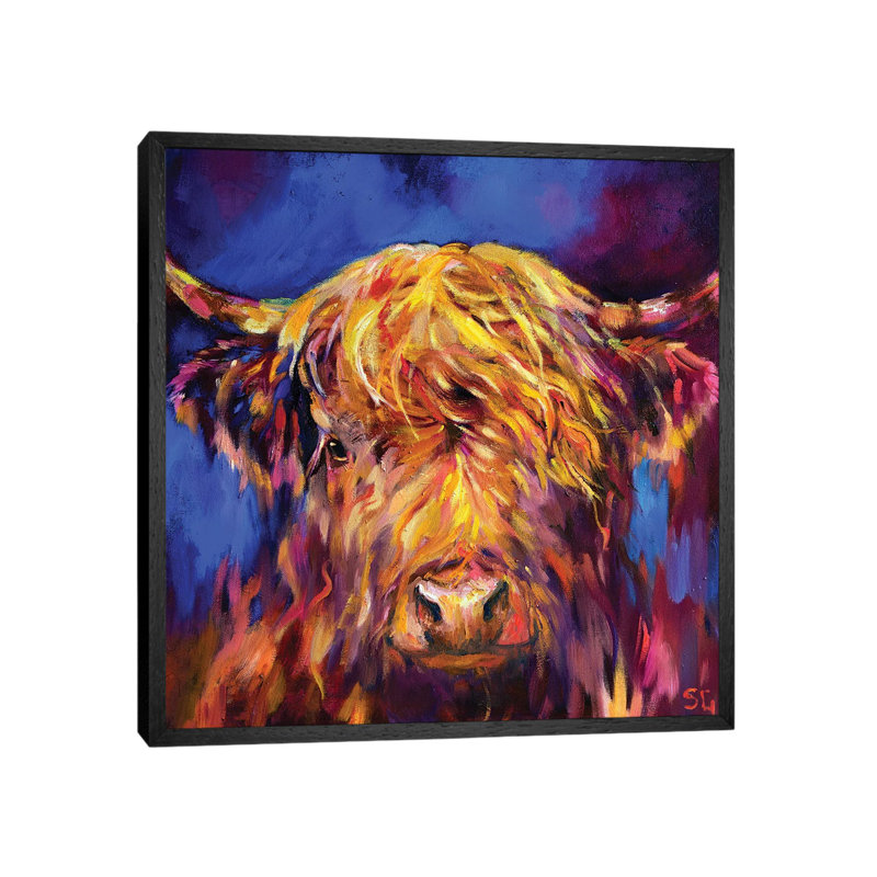 Banavie 1 Piece Painting on Canvas, 45.72 cm H x 45.72 cm W, Black Framed