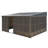 16 Ft. W x 12 Ft. D Aluminum Patio Gazebo Wall-Mounted Solarium
