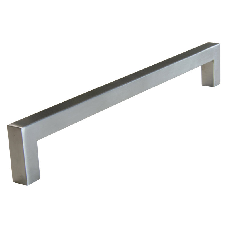 Poignée barre Edge, Acier inoxydable brossé, 8 13/16"
