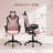  Duo V4 Air Threads Fabric Gaming Chair - KittyPuff
