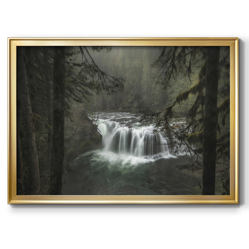 Misty - Reproduction de photo sur toile, Or, H 14 po x l 20 po x P 1,5 po