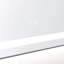Miroir de salle de bain mural à DEL à brouillard tricolore à intensité variable 20 po x 32 po, cadre en aluminium, mémoire, couleur cendre, intensité variable 32 po,