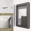 Miroir mural en métal-96129478