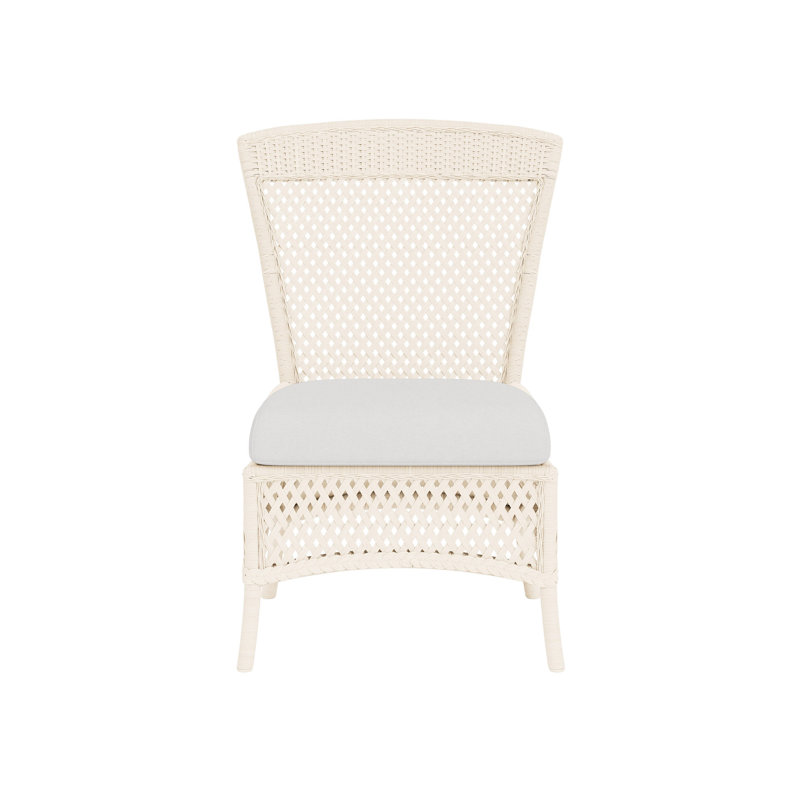 Grand Traverse Outdoor Dining Side Chair, Caramel, Canvas Natural Sunbrella® Canvas