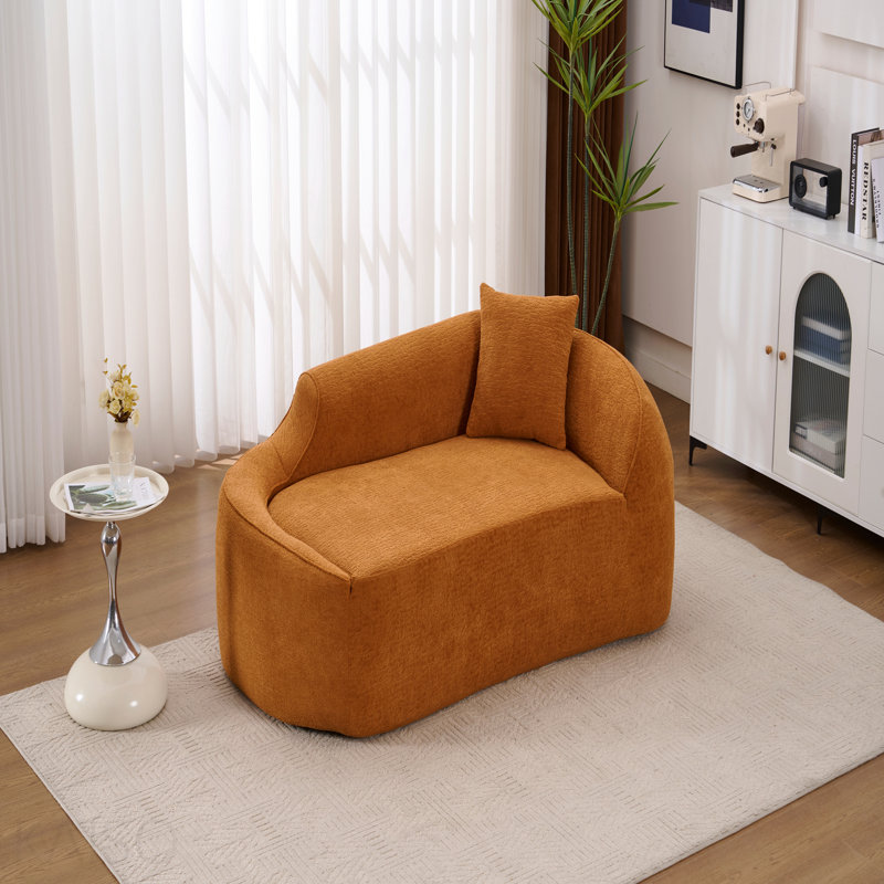 Chaise longue longue à compression Compression, Orange