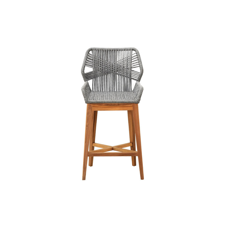 Ensemble de 2 tabourets de bar Beverly, Gris, 30"