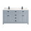 60" Finish Solid Wood Sink Vanity With 1' Artificial Stone Top