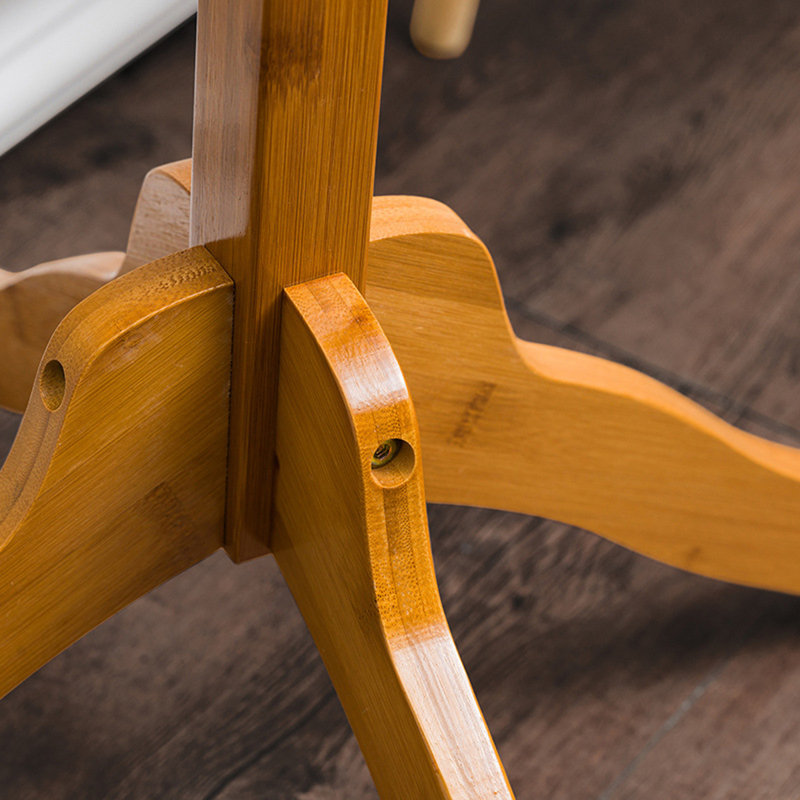 Solid Wood Freestanding 12 - Hook Coat Rack