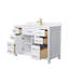 Meuble-lavabo simple autoportant 48 po avec plateau en marbre Beckett-61870907-61870914-61870911
